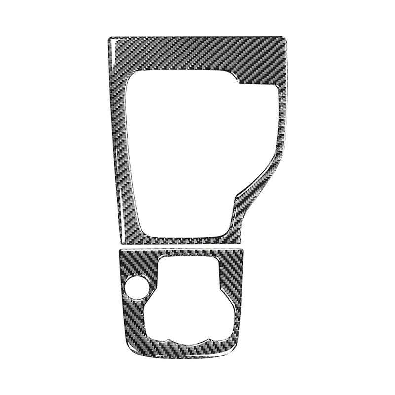 Carbon Fiber Car Gear Head Shift Knob Panel Cover Trim Sticker for Axela 2014 2015 2016 2017 Access