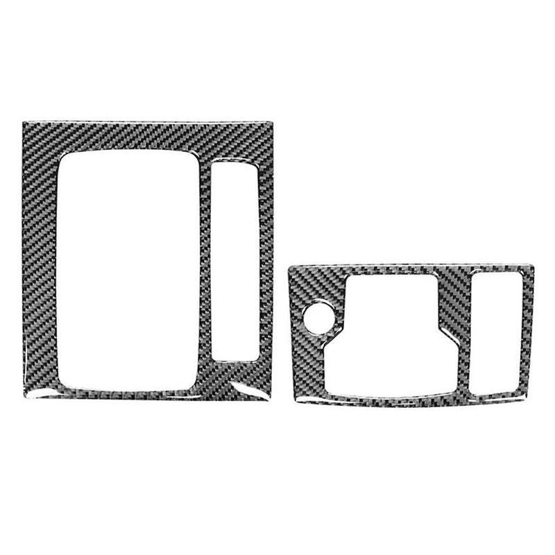 Carbon Fiber Car Gear Shift Panel Cover Trim for Axela 2014 2015 2016 2017 Interior Accessories (RHD