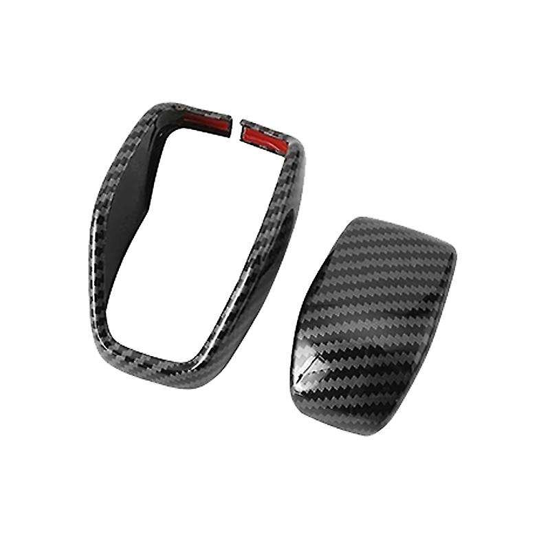 Carbon Fiber Car Gear Shift Knob Lever Handle Cover Decoration Sticker for 2019 2020 2021