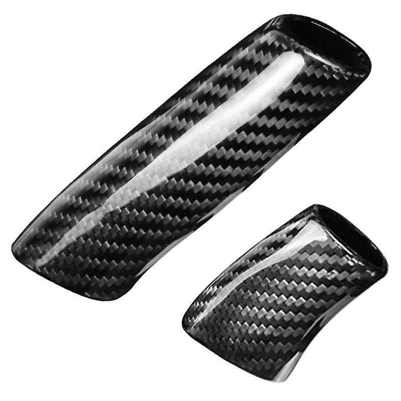 Carbon Fiber Car Handbrake Grips Cover for Class W169 W245 A170 A180 A200 Interior Trim