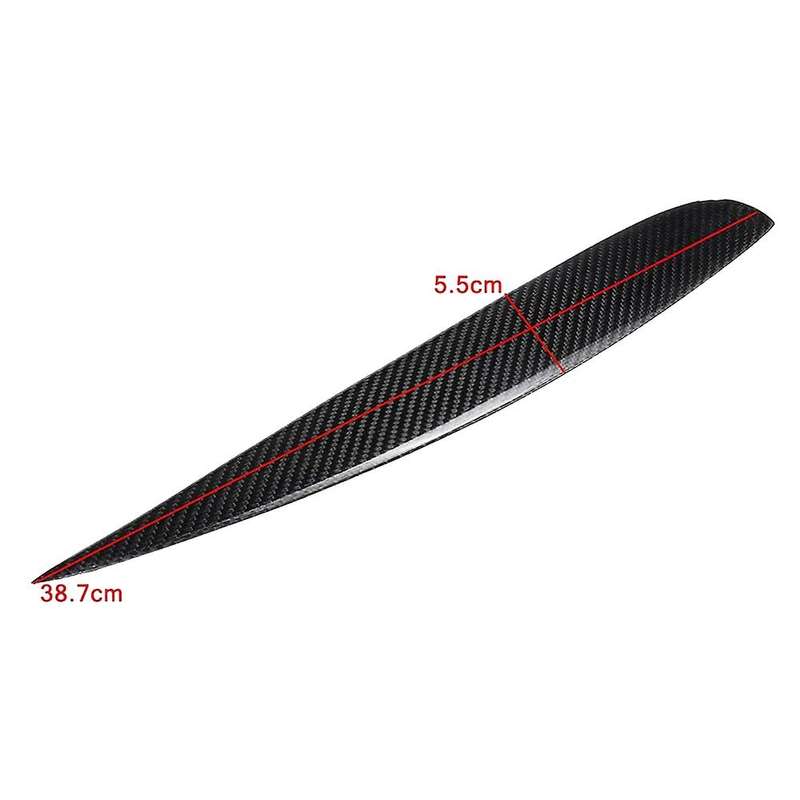 Carbon Fiber Car Headlight Lamp Eyebrow Spoilers Decorative Sticker Protection for D VXR 2006-2014