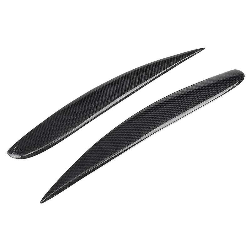 Carbon Fiber Car Headlight Lamp Eyebrow Spoilers Decorative Sticker Protection for D VXR 2006-2014