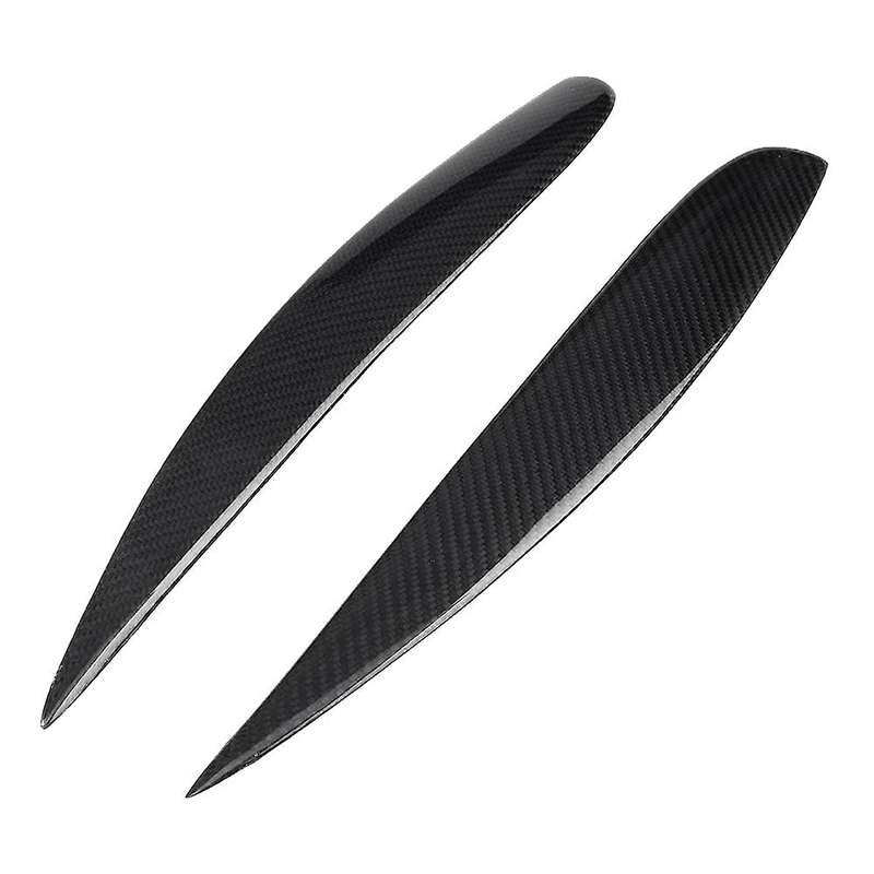Carbon Fiber Car Headlight Lamp Eyebrow Spoilers Decorative Sticker Protection for D VXR 2006-2014