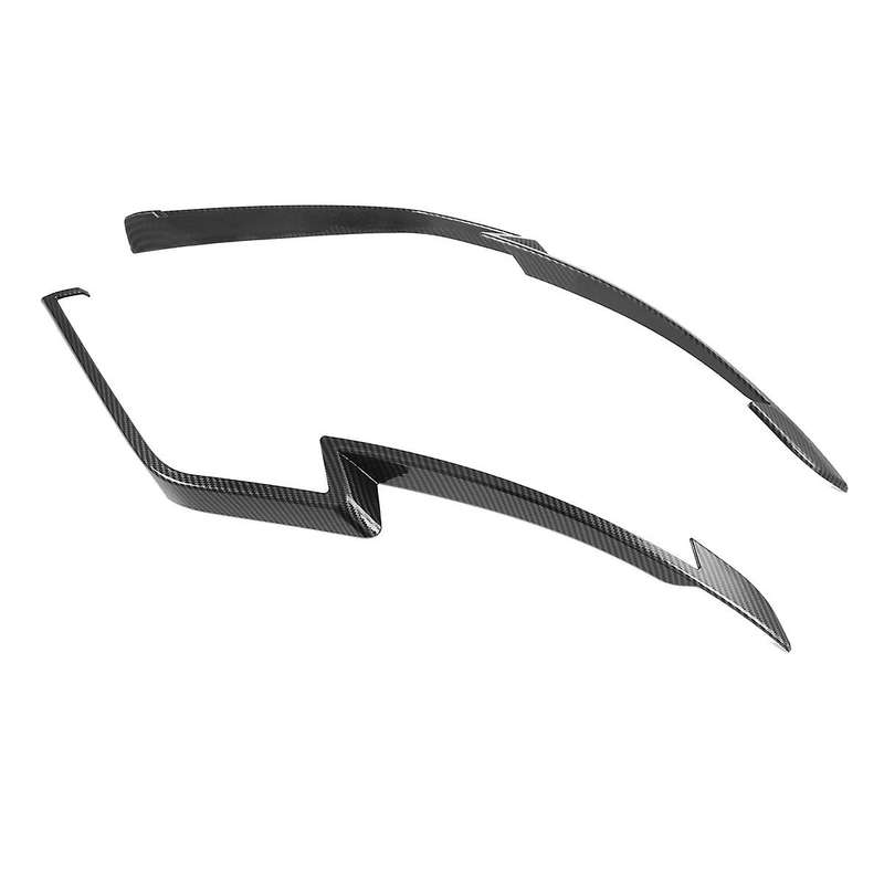 Carbon Fiber Car Headlights Eyebrows Eyelids Cover Tirm for Carnival 2021 Accessories