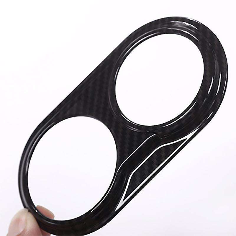 Carbon Fiber Car Headlight Switch Decorative Frame Cover Trim Stickers Interior Accessories for 2017