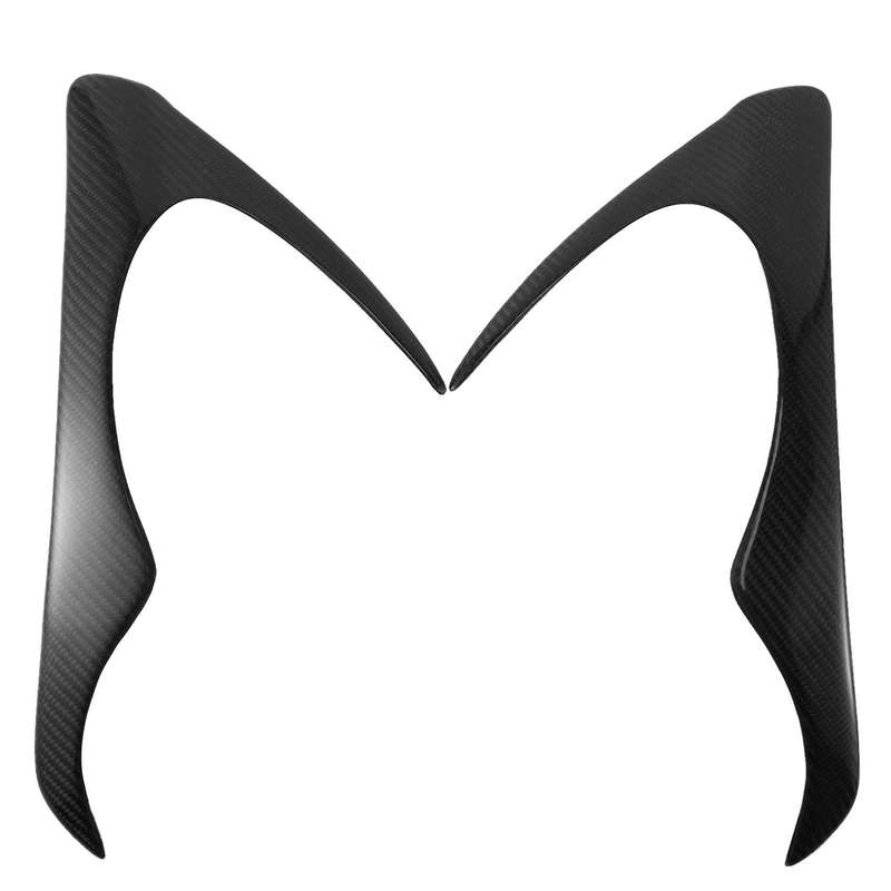 Carbon Fiber Car Headlight Eyebrow Cover Trim Head Light Lamp Sticker for Swift 2005-2011
