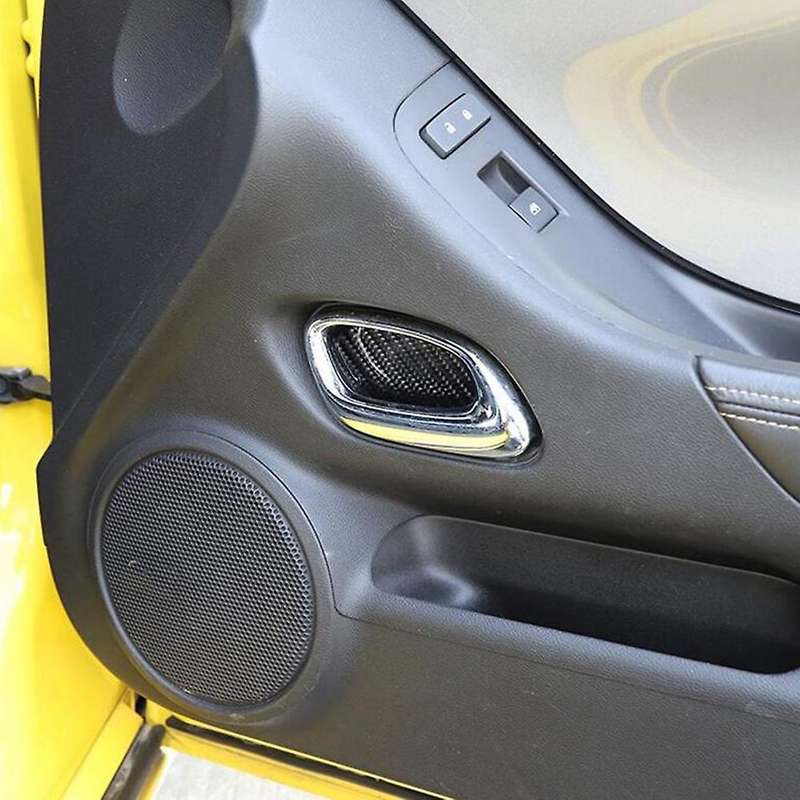 Carbon Fiber Car Inner Door Handle Bowl Cover Stickers for 2012 2013 2014 2015 (Carbon Fiber)