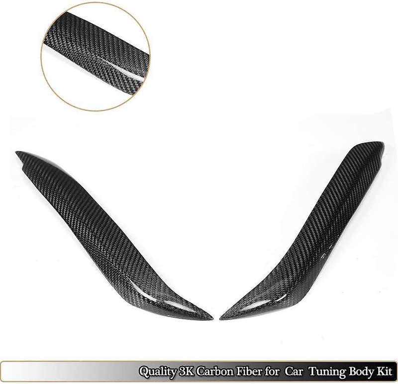Carbon Fiber Car Headlight Eyebrows Eyelids Cover for- E81 E82 E87 E88