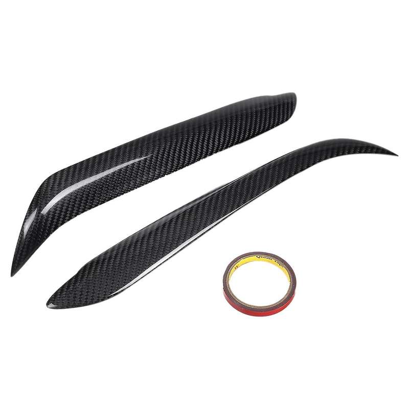 Carbon Fiber Car Headlight Eyebrows Eyelids Cover for- E81 E82 E87 E88