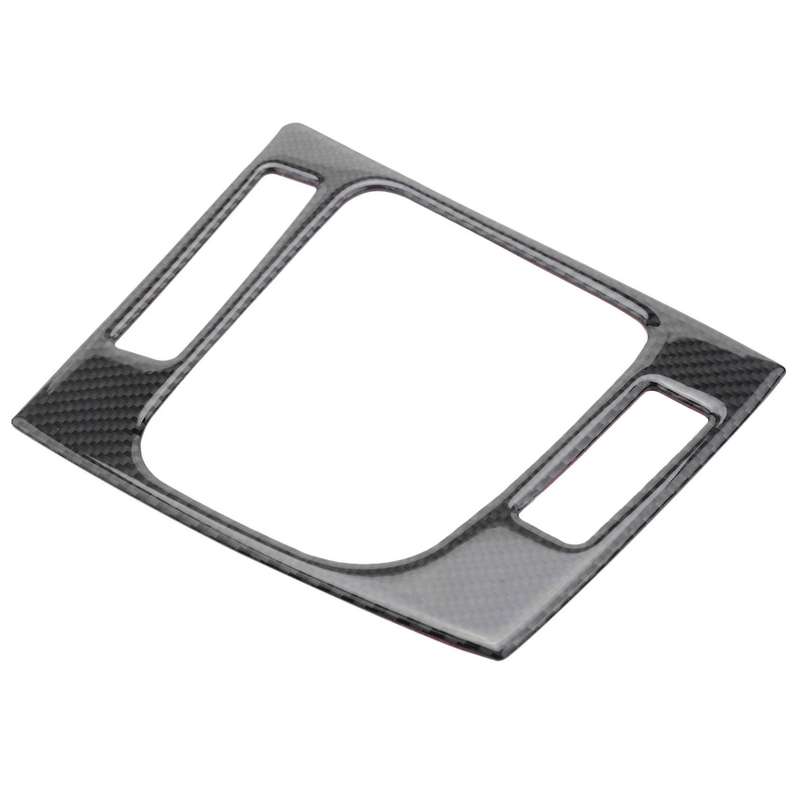 Carbon Fiber Car Inner Gear Shift Box Panel Cover Trim Sticker Fit for - 3 Series E46 1998-2005