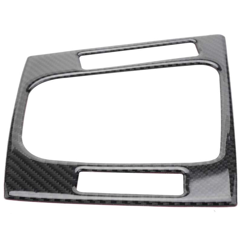 Carbon Fiber Car Inner Gear Shift Box Panel Cover Trim Sticker Fit for - 3 Series E46 1998-2005