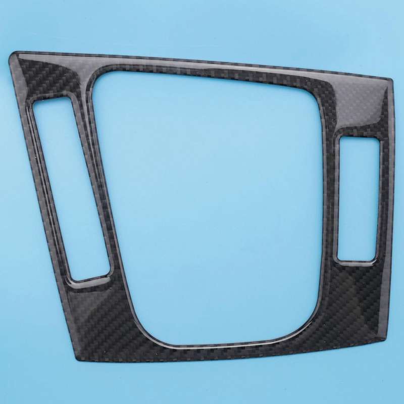 Carbon Fiber Car Inner Gear Shift Box Panel Cover Trim Sticker Fit for - 3 Series E46 1998-2005