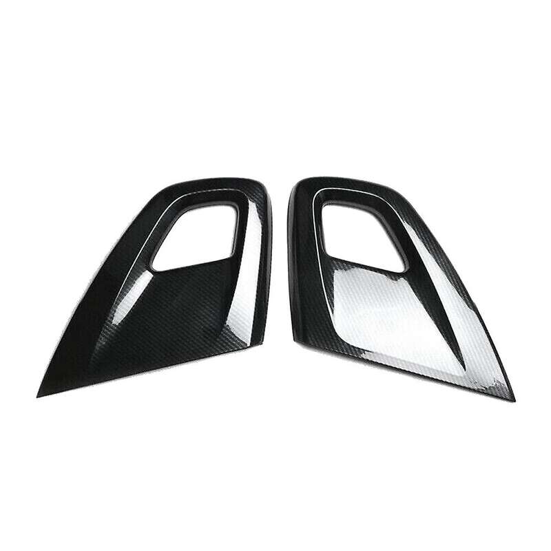 Carbon Fiber Car Interior Door Armrest Pull Handle Protective Cover Trim for 2011-2017 Accessories