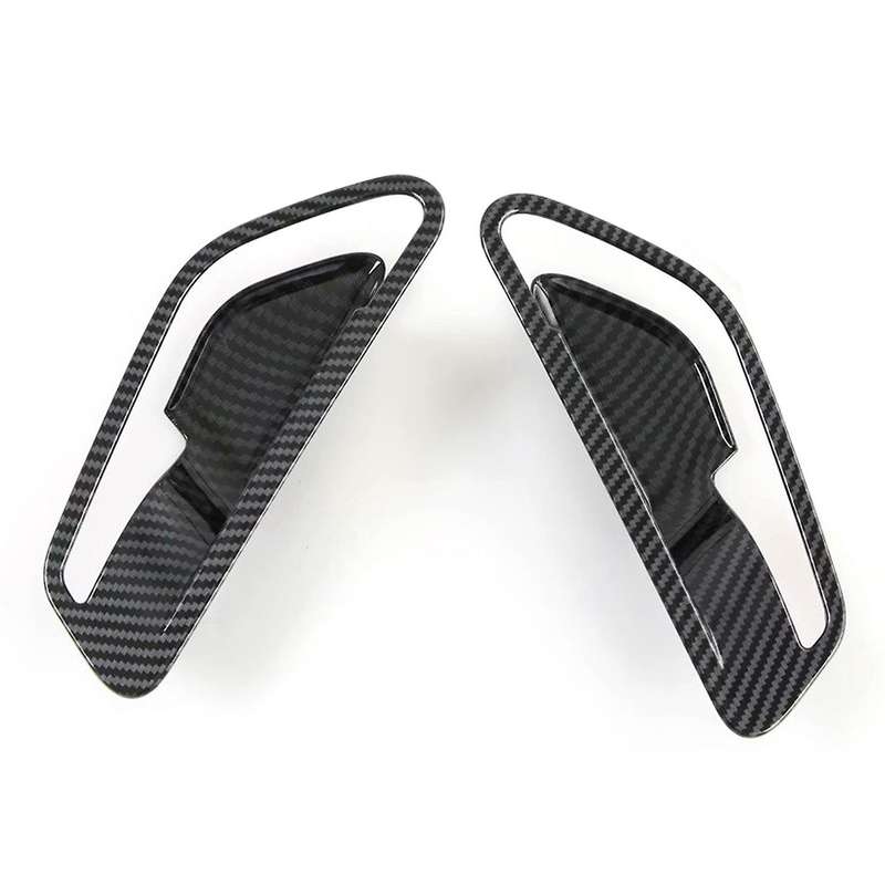 Carbon Fiber Car Inner Handle Frame Window Switch Panel Frame Cover Trim Decoration for 2020 2021