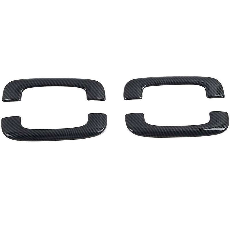 Carbon Fiber Car Inner Roof Top Grab Bar Trim Door Grab Handle Cover for Charger 2011-2020 Car Acces
