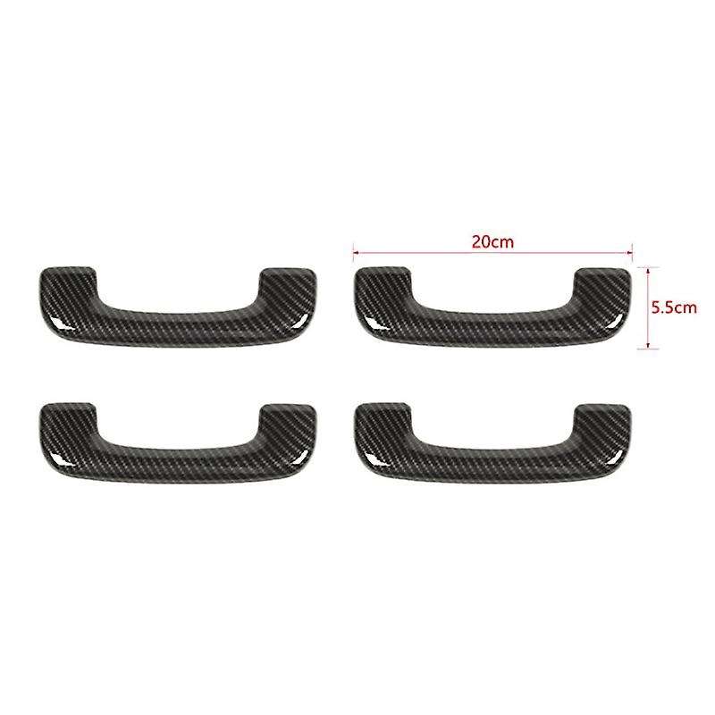 Carbon Fiber Car Inner Roof Top Grab Bar Trim Door Grab Handle Cover for Charger 2011-2020 Car Acces