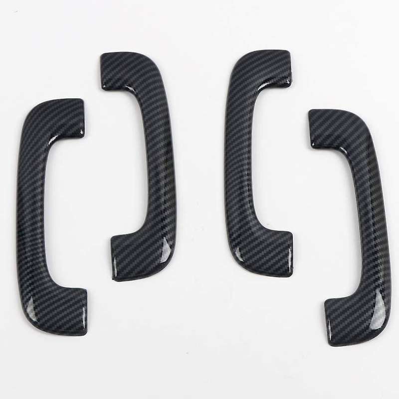 Carbon Fiber Car Inner Roof Top Grab Bar Trim Door Grab Handle Cover for Charger 2011-2020 Car Acces