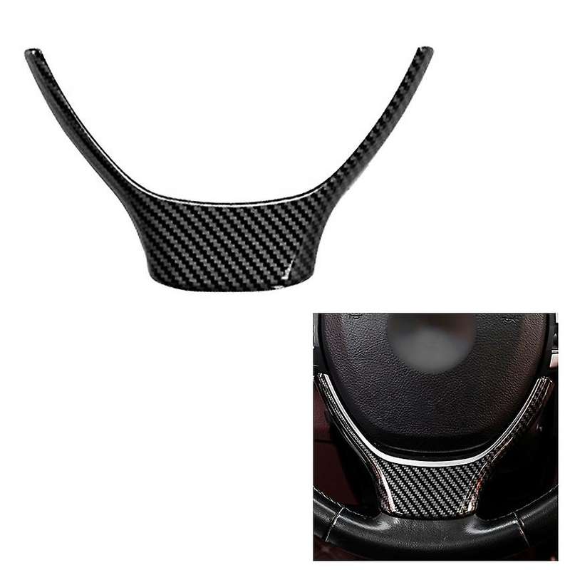 Carbon Fiber Car Interior Steering Wheel Decoration Strip Frame Cover Trim Sticker for 5 7 Series F1