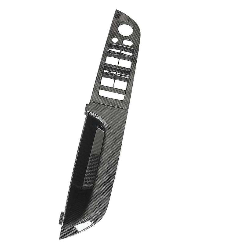 Carbon Fiber Car Interior Window Switch Cover Panel Trim Pull Handle for  3 Series E90 E91 E92 316 3