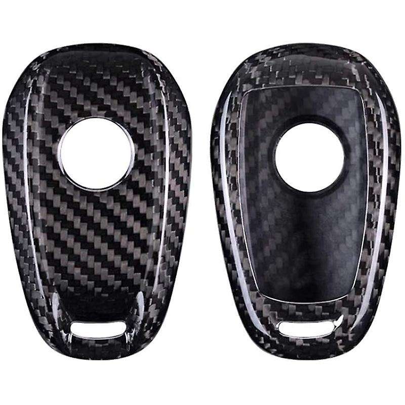 Carbon Fiber Car Key Fob Case Cover for Romeo Stelvio 2017 Smart Car Remote Key Accessories