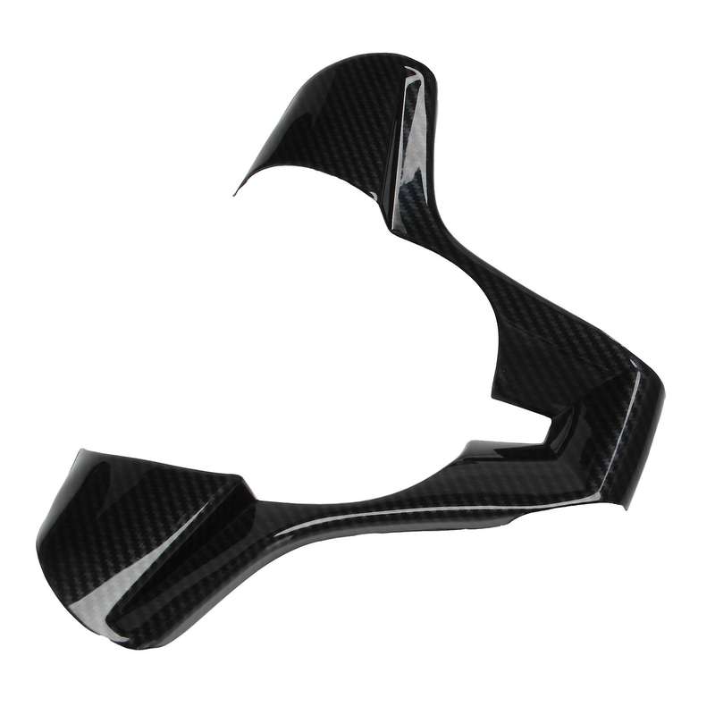 Carbon Fiber Car Interior Steering Wheel Cover Trim for 2009-2015