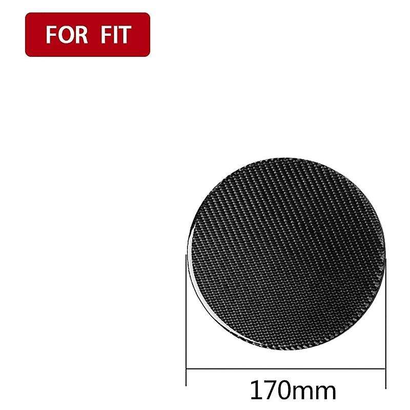 Carbon Fiber Car Oil Fuel Tank Cap Sticker Cover Trim for FIT JAZZ 2014 2015 2016 2017 2018 Accessor