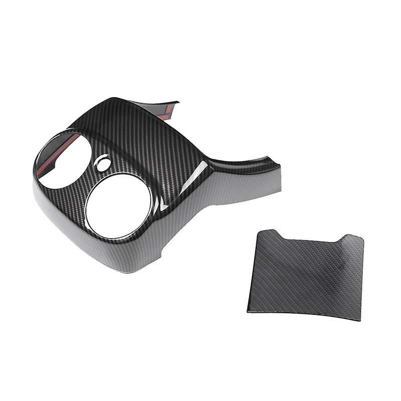Carbon Fiber Car Rear Air Conditioner Outlet Vent Cover Decoration for E Class E200 E320 E260 E300 E