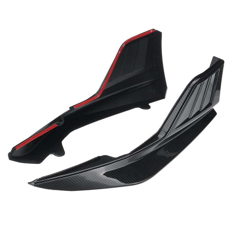 Carbon Fiber Car Rear Bumper Splitter Guard Protection Cover for LE XLE SE XSE 2020 2021