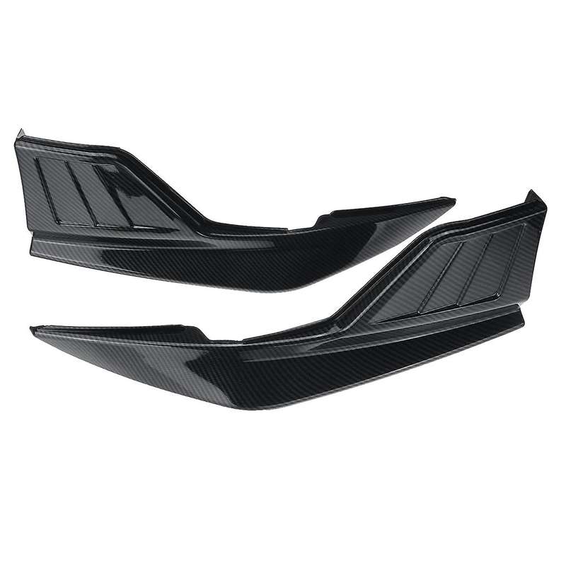 Carbon Fiber Car Rear Bumper Splitter Guard Protection Cover for LE XLE SE XSE 2020 2021
