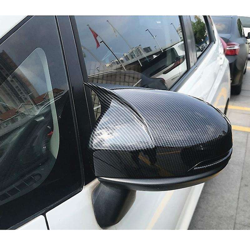 Carbon Fiber Car Rear View Mirror Cover Housing for Fit Jazz GK5 CITY 2014-2019 Rearview Mirror Cove