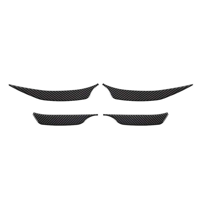 Carbon Fiber Car Rear Tail Light Lamp Decoration Cover Stickers for 2012 2013 2014 2015 Accessories