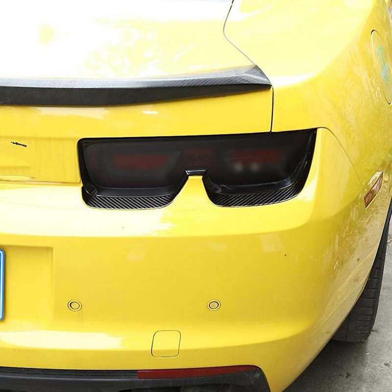 Carbon Fiber Car Rear Tail Light Lamp Decoration Cover Stickers for 2012 2013 2014 2015 Accessories