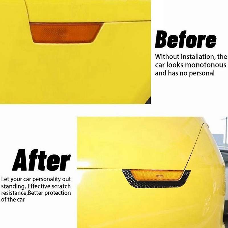 Carbon Fiber Car Rear Tail Light Lamp Decoration Cover for 2012 2013 2014 2015 Accessories