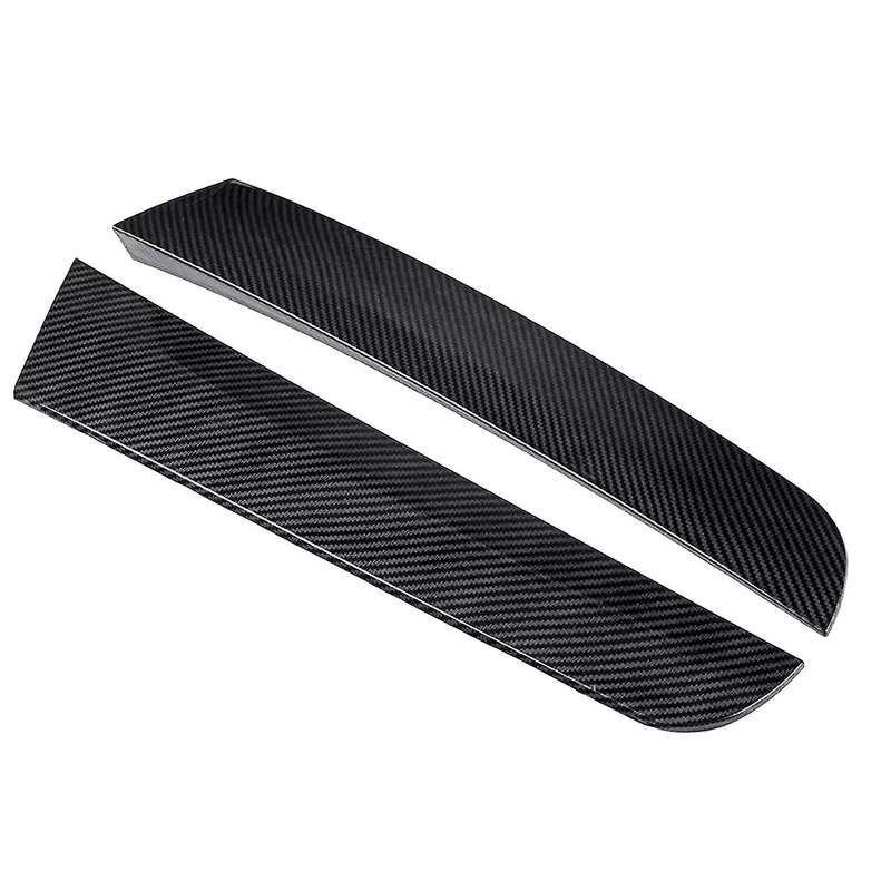 Carbon Fiber Car Rear Window Side Spoiler Wing Trim for Patrol Y62 2010 2011+