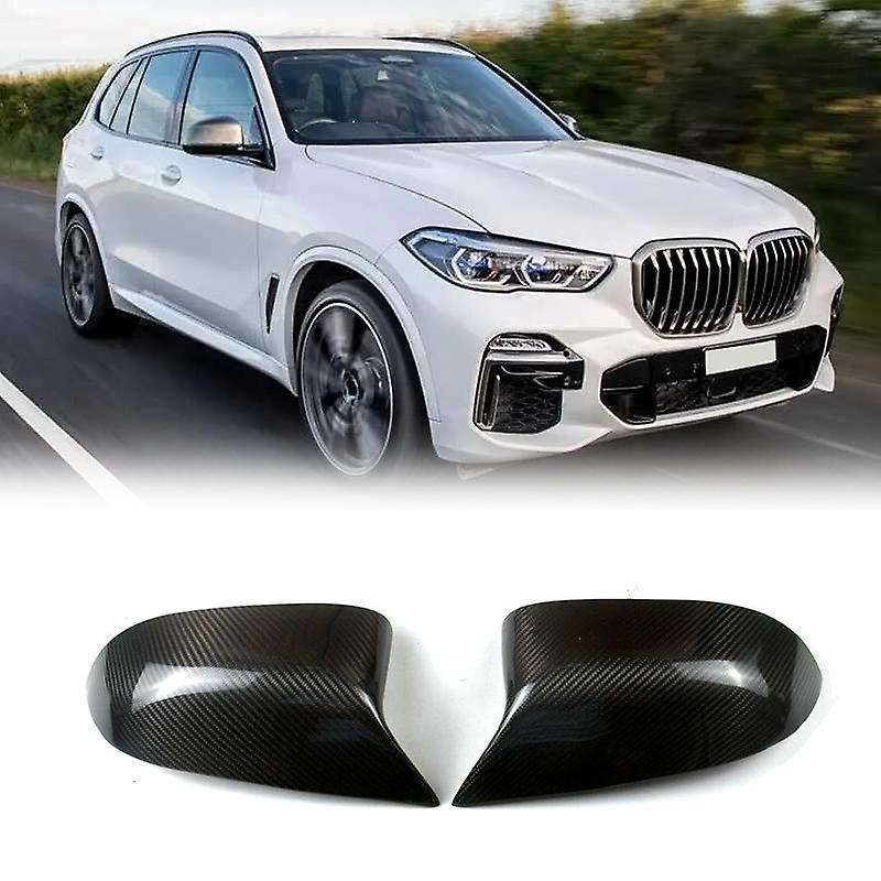 Carbon Fiber Car Rearview Mirror Covers Side Mirror Shell for - X3 X4 G01 G02 X5 X6 X7 G05 G06 G07 2