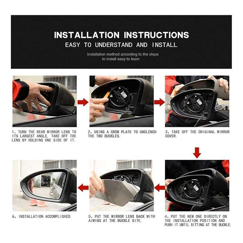 Carbon Fiber Car Rearview Mirror Housing Cover-Side Mirror Cover for Golf VII MK7/MK7.5 R Hatchback