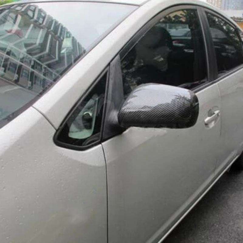 Carbon Fiber Car Rearview Side Mirror Cover for Vios Yaris Prius