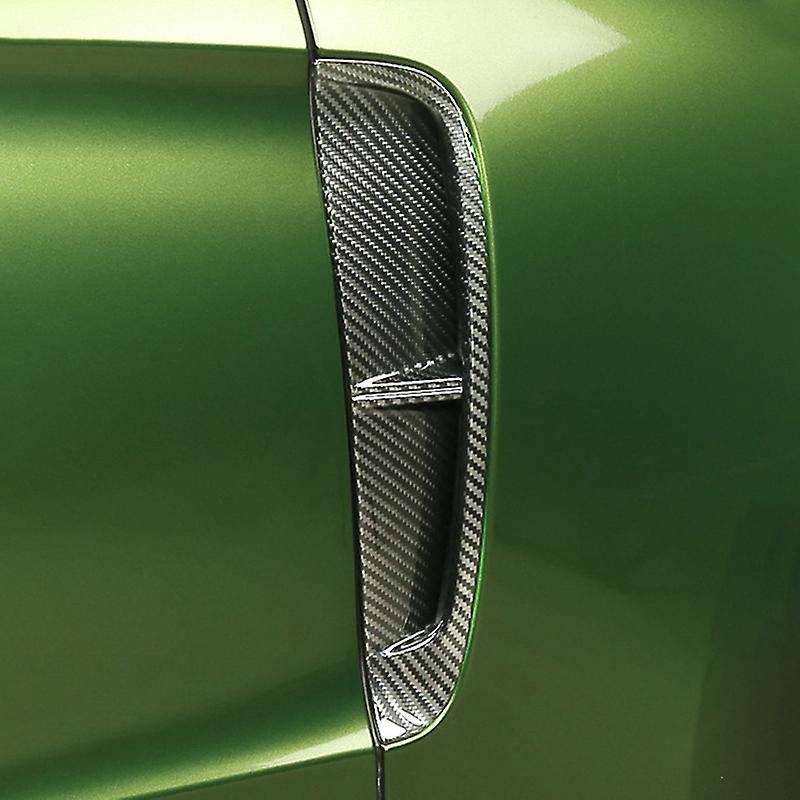 Carbon Fiber Car Side Body Air Vent Intake Outlet Grille Decor Trim Cover Trim for  2017-2020
