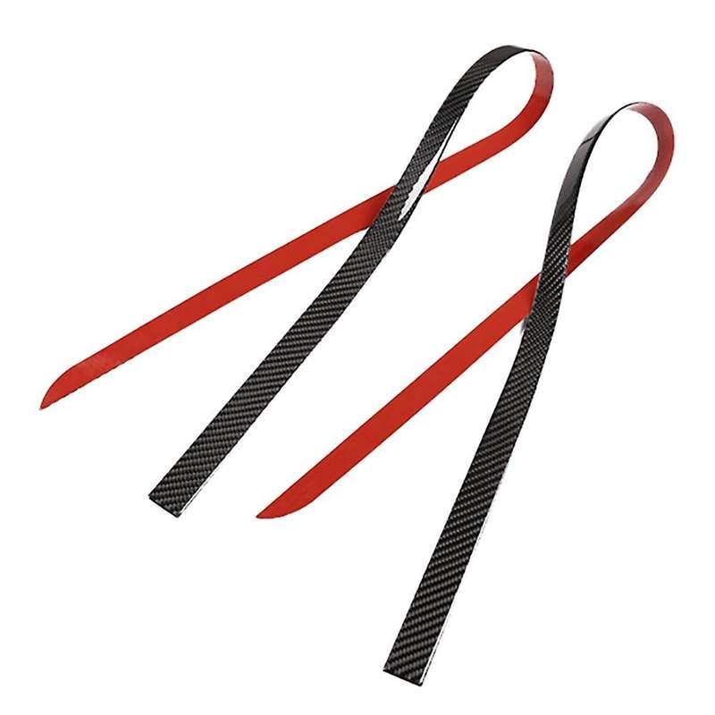 Carbon Fiber Car Side Door Body Molding Trim Side Protector Strips Trim Cover for Smart 453 Fortwo 2