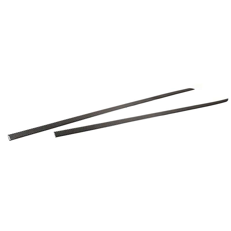 Carbon Fiber Car Side Door Body Molding Trim Side Protector Strips Trim for Smart 453 Fortwo 2-door