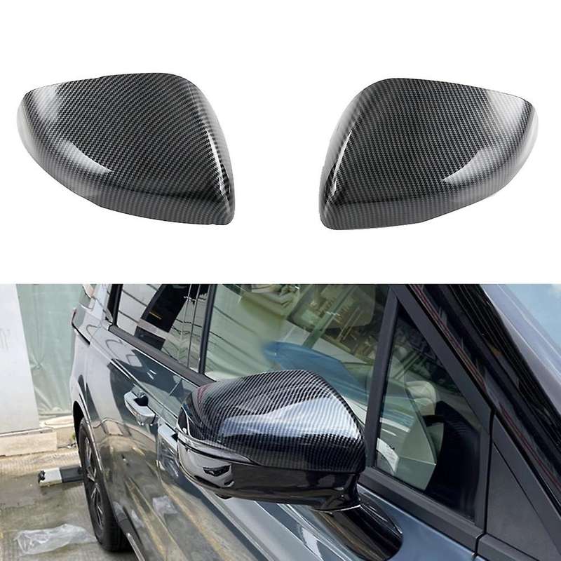 Carbon Fiber Car Side Rear View Mirror Cover Cap Trim for Carnival KA4 2020 2021 2022