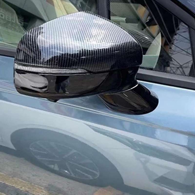 Carbon Fiber Car Side Rear View Mirror Cover Cap Trim for Carnival KA4 2020 2021 2022