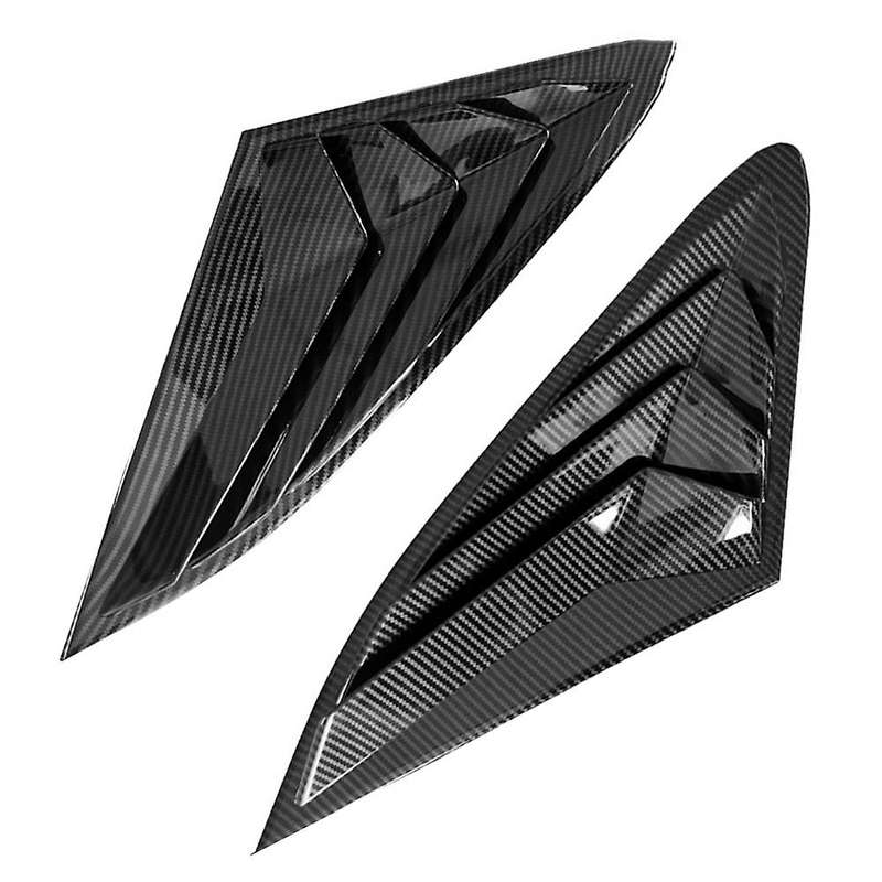 Carbon Fiber Car Side Vent Window Louver Shutter Covers Trim for / K5 GT 2020 2021 Car Accessories