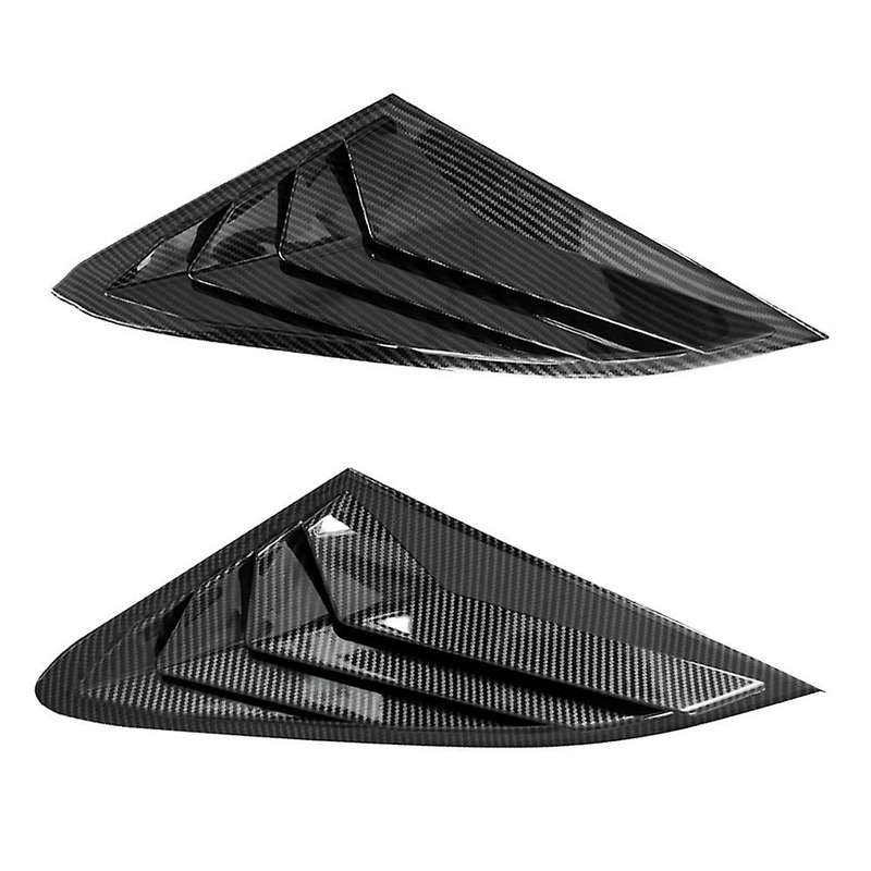 Carbon Fiber Car Side Vent Window Louver Shutter Covers Trim for / K5 GT 2020 2021 Car Accessories