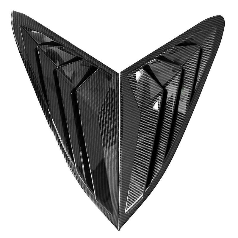 Carbon Fiber Car Side Vent Window Louver Shutter Covers Trim for / K5 GT 2020 2021 Car Accessories