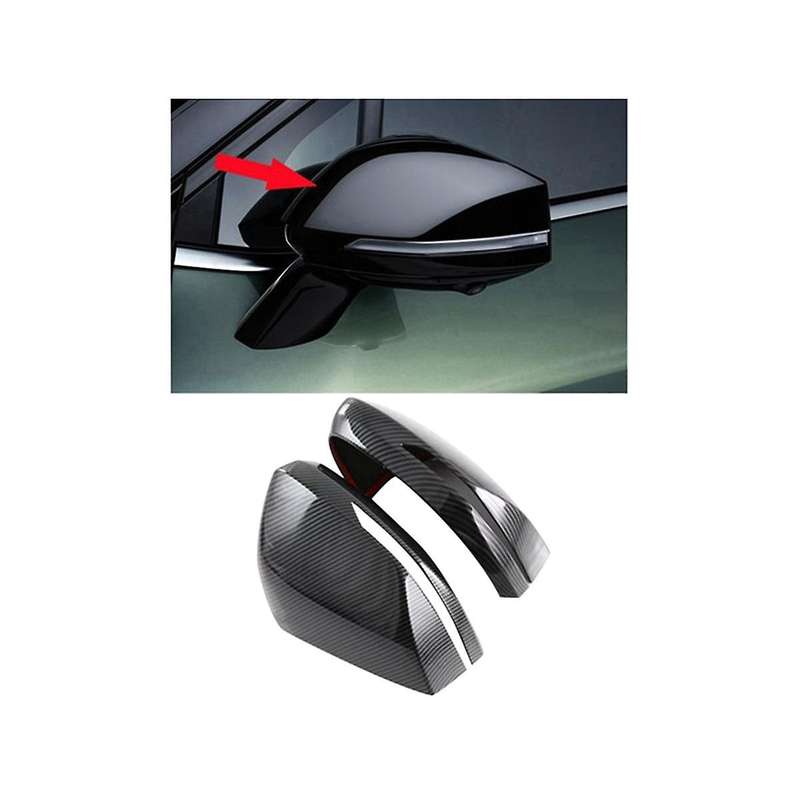 Carbon Fiber Car Side Rear View Mirror & Door Handle Cover Trim Decor Sticker Accessories for Nq5 20