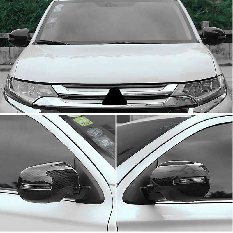 Carbon Fiber Car Side Door Rearview Mirror Cover Trim for 2016 2017 2018 2019 2020
