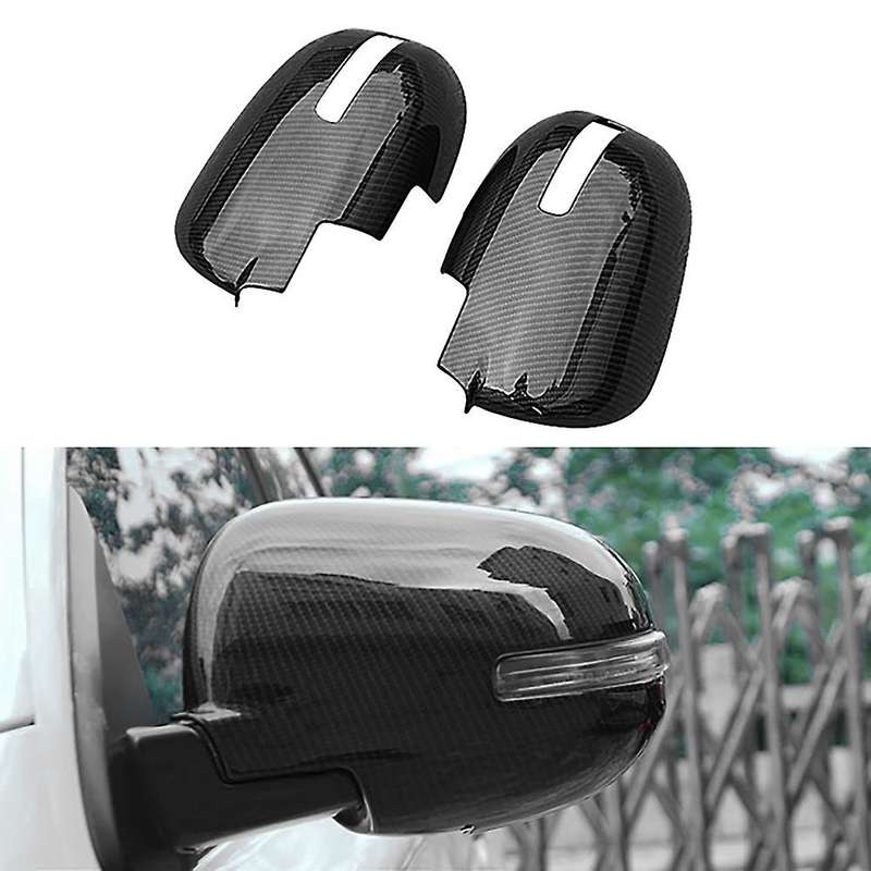 Carbon Fiber Car Side Door Rearview Mirror Cover Trim for 2016 2017 2018 2019 2020