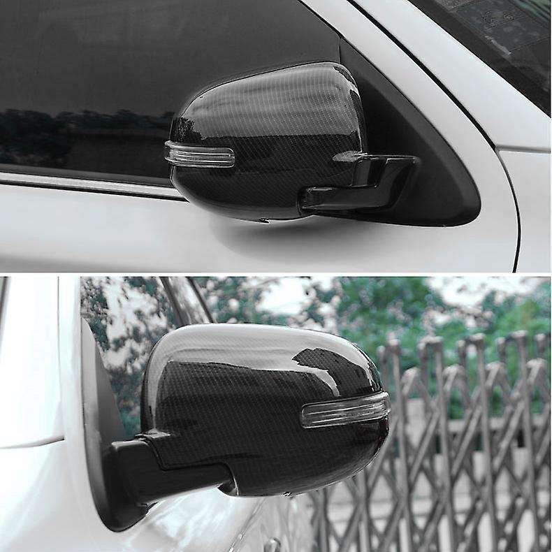 Carbon Fiber Car Side Door Rearview Mirror Cover Trim for 2016 2017 2018 2019 2020