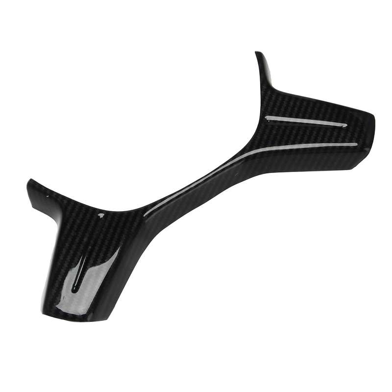 Carbon Fiber Car Steering Wheel Button Panel Cover Trim for W166 ML 2012-2015 Decoration Accessories
